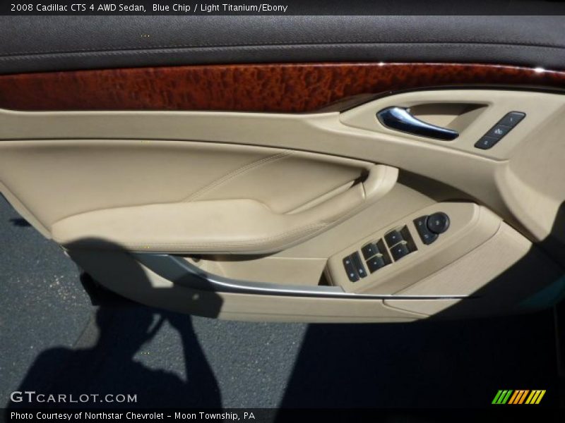 Blue Chip / Light Titanium/Ebony 2008 Cadillac CTS 4 AWD Sedan