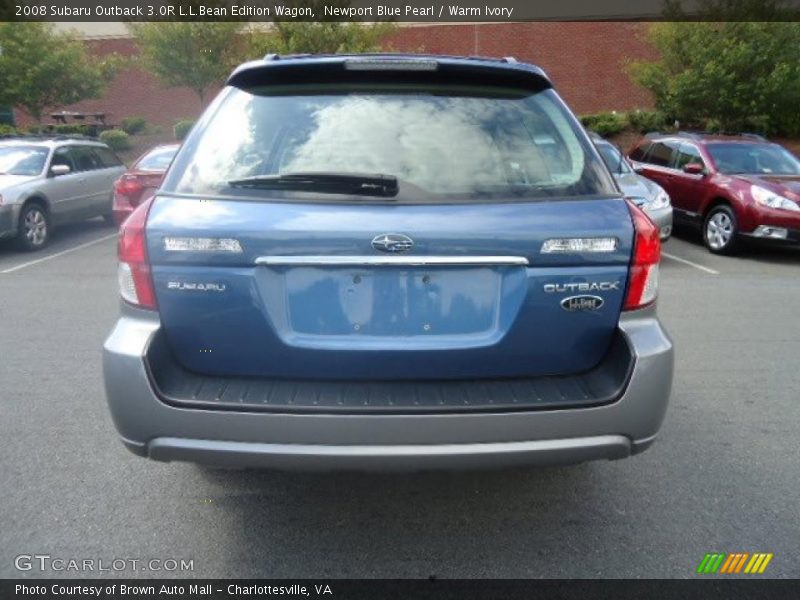 Newport Blue Pearl / Warm Ivory 2008 Subaru Outback 3.0R L.L.Bean Edition Wagon