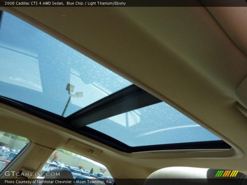 Blue Chip / Light Titanium/Ebony 2008 Cadillac CTS 4 AWD Sedan