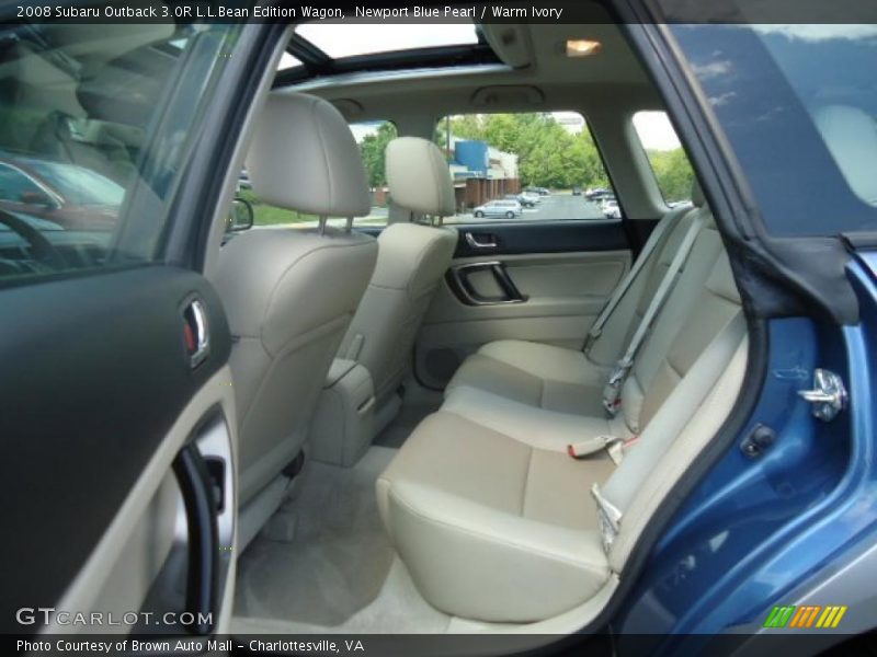Newport Blue Pearl / Warm Ivory 2008 Subaru Outback 3.0R L.L.Bean Edition Wagon