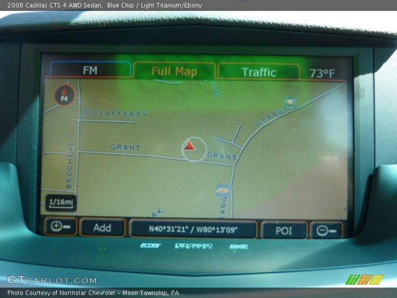 Navigation of 2008 CTS 4 AWD Sedan