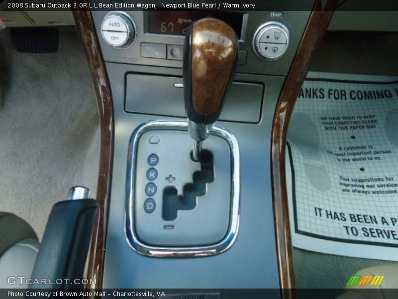  2008 Outback 3.0R L.L.Bean Edition Wagon 5 Speed Sportshift Automatic Shifter