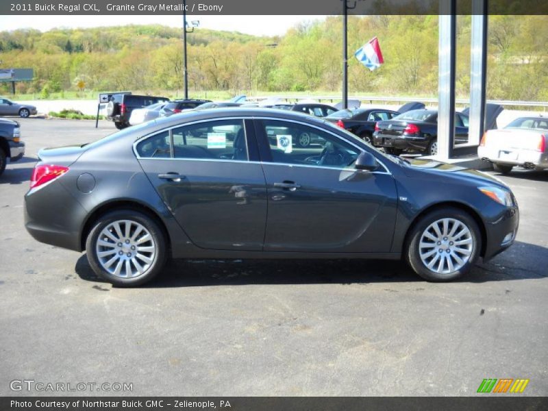 Granite Gray Metallic / Ebony 2011 Buick Regal CXL
