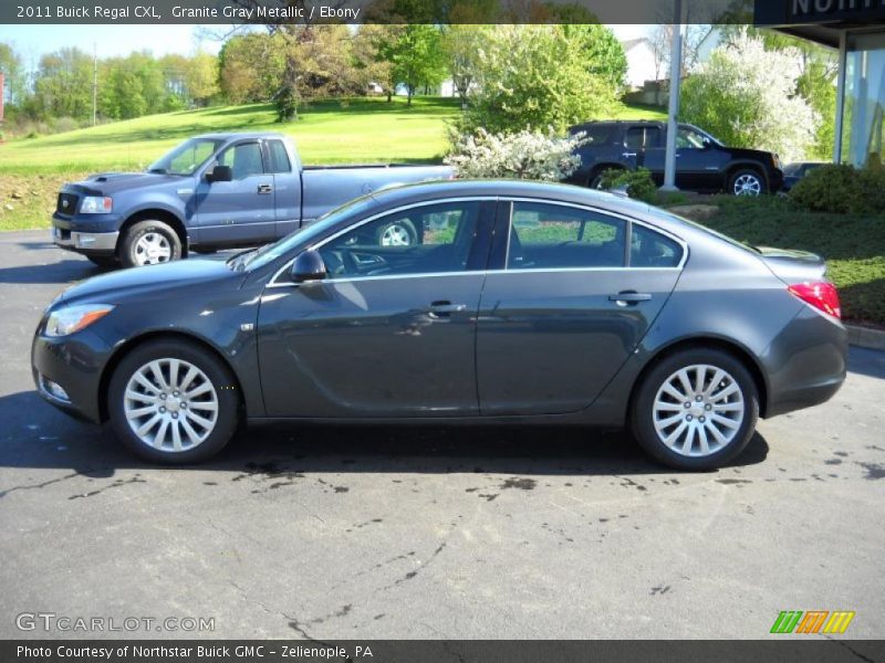 Granite Gray Metallic / Ebony 2011 Buick Regal CXL