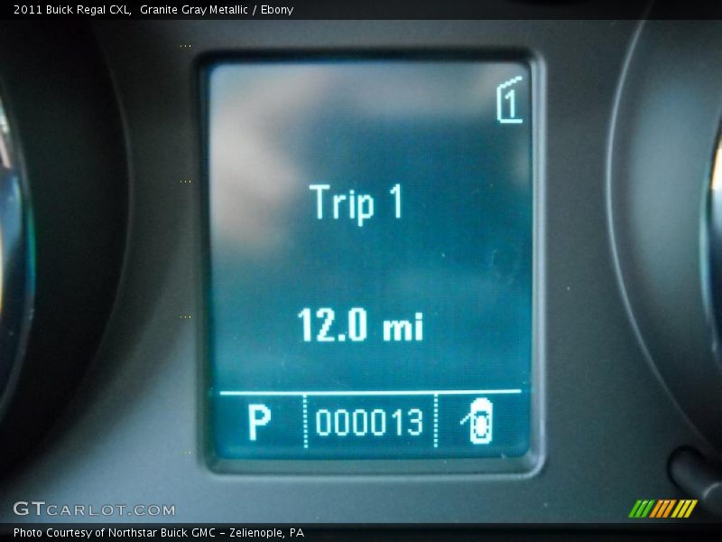 Granite Gray Metallic / Ebony 2011 Buick Regal CXL