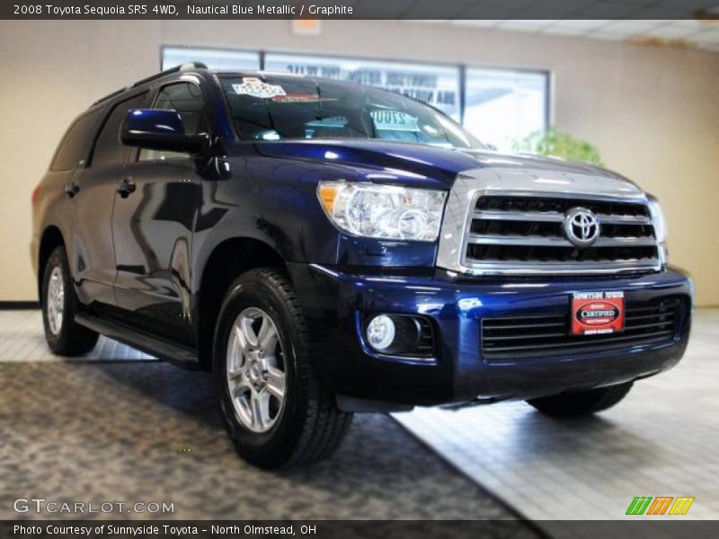 Nautical Blue Metallic / Graphite 2008 Toyota Sequoia SR5 4WD