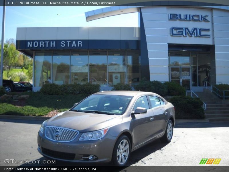 Mocha Steel Metallic / Cocoa/Cashmere 2011 Buick LaCrosse CXL