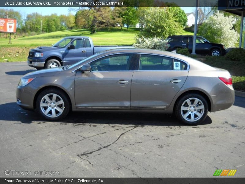 Mocha Steel Metallic / Cocoa/Cashmere 2011 Buick LaCrosse CXL
