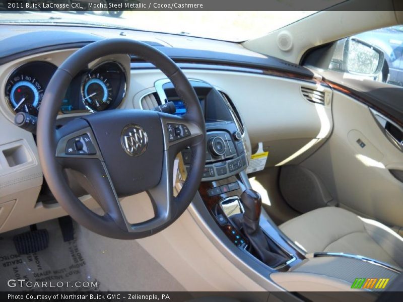 Mocha Steel Metallic / Cocoa/Cashmere 2011 Buick LaCrosse CXL