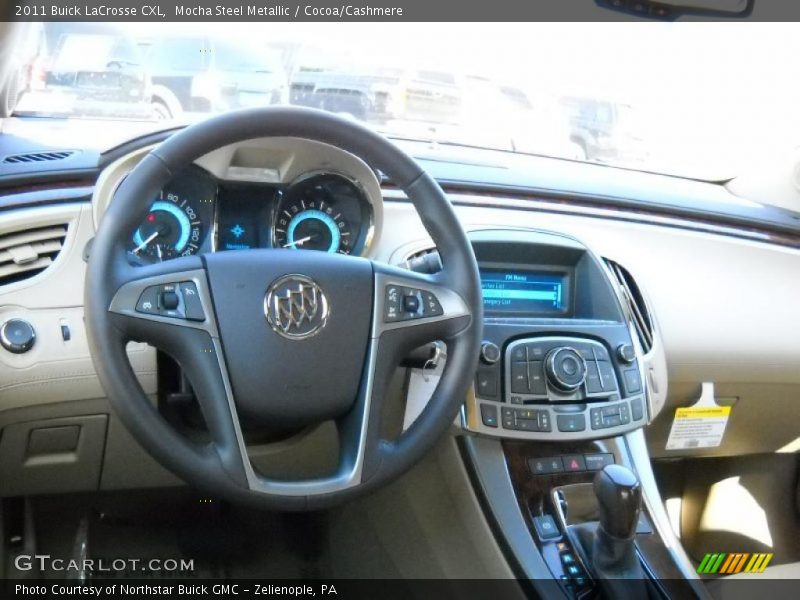 Mocha Steel Metallic / Cocoa/Cashmere 2011 Buick LaCrosse CXL