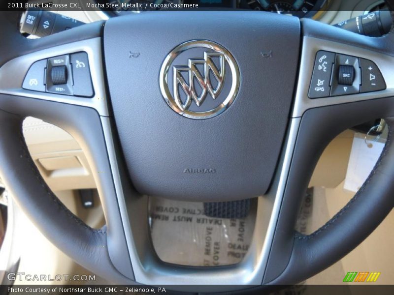 Mocha Steel Metallic / Cocoa/Cashmere 2011 Buick LaCrosse CXL