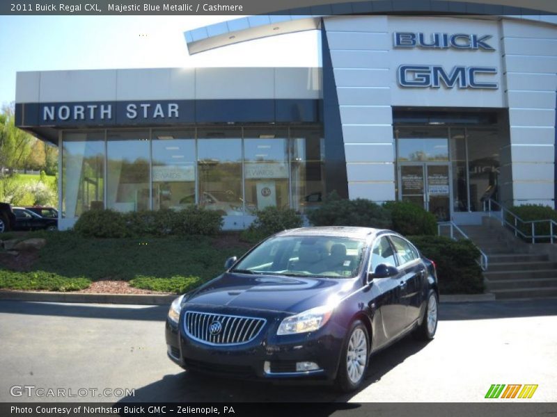 Majestic Blue Metallic / Cashmere 2011 Buick Regal CXL