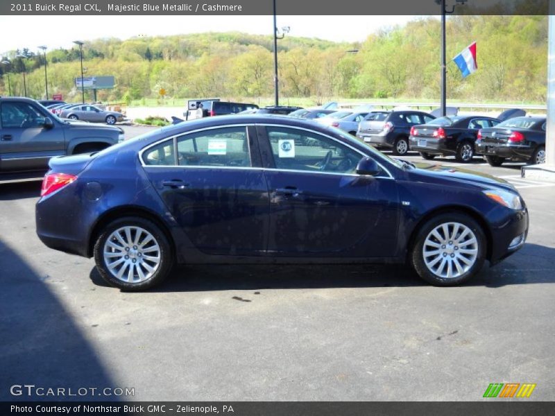 Majestic Blue Metallic / Cashmere 2011 Buick Regal CXL