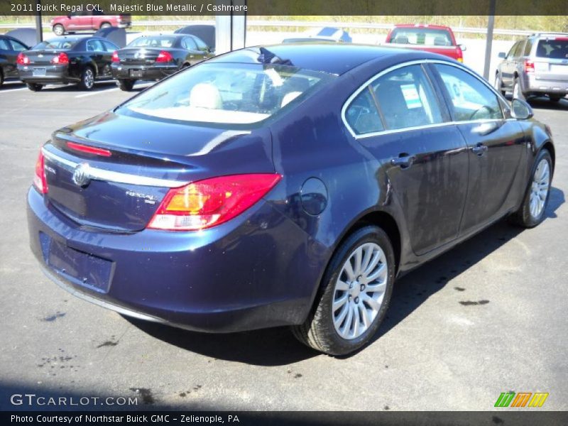 Majestic Blue Metallic / Cashmere 2011 Buick Regal CXL