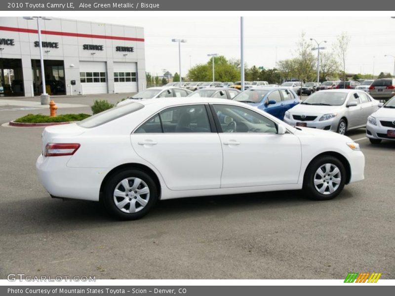 Aloe Green Metallic / Bisque 2010 Toyota Camry LE