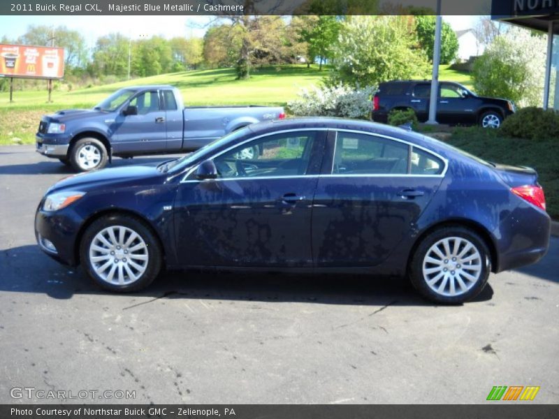 Majestic Blue Metallic / Cashmere 2011 Buick Regal CXL