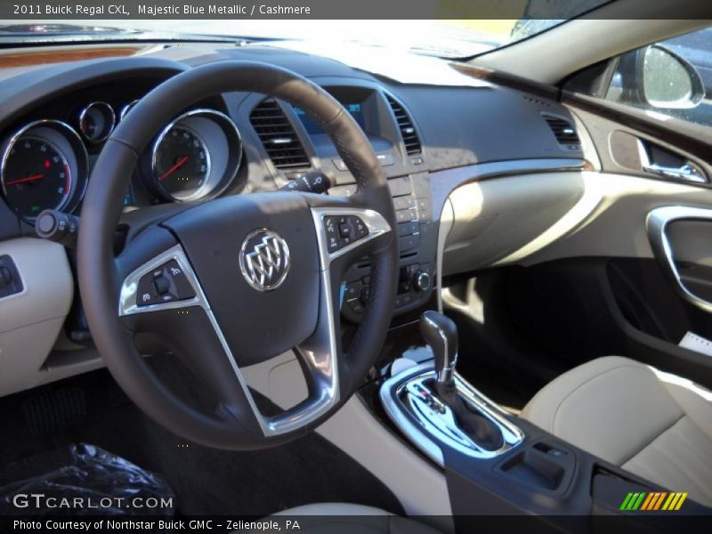 Majestic Blue Metallic / Cashmere 2011 Buick Regal CXL