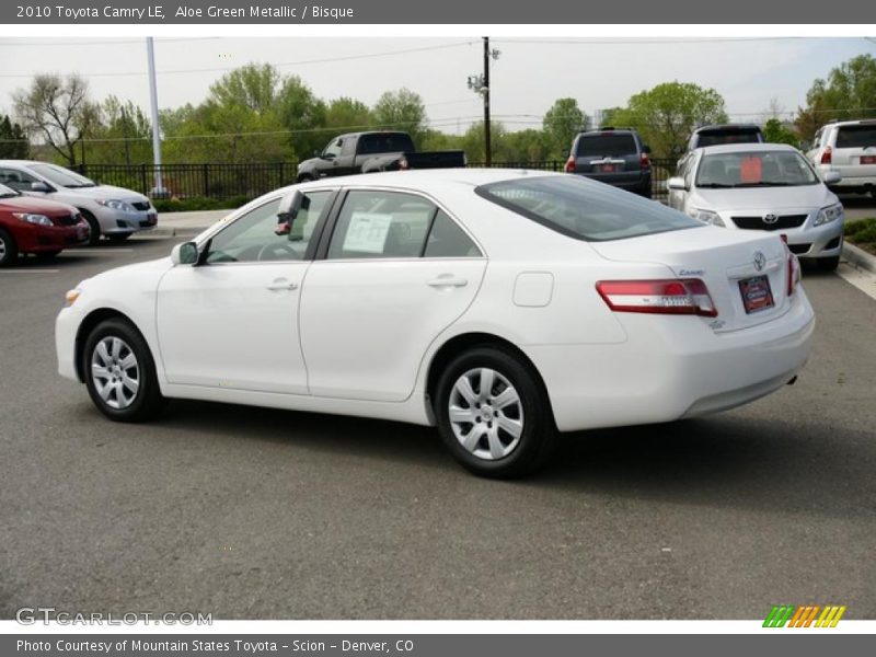 Aloe Green Metallic / Bisque 2010 Toyota Camry LE