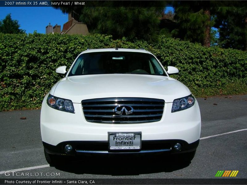 Ivory Pearl / Wheat 2007 Infiniti FX 35 AWD