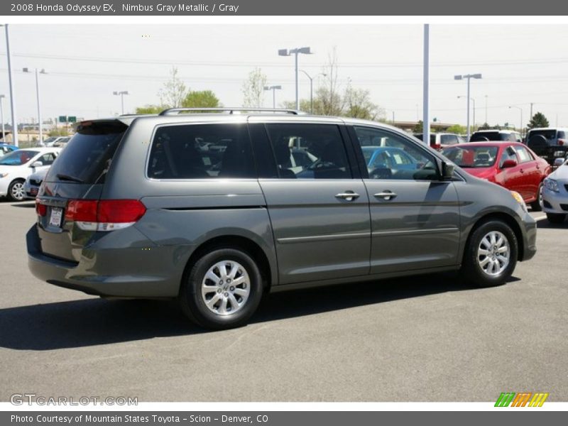 Nimbus Gray Metallic / Gray 2008 Honda Odyssey EX
