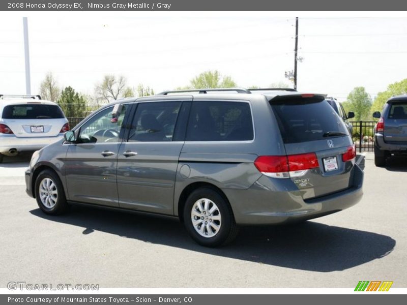 Nimbus Gray Metallic / Gray 2008 Honda Odyssey EX