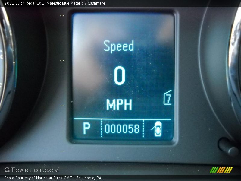 Majestic Blue Metallic / Cashmere 2011 Buick Regal CXL