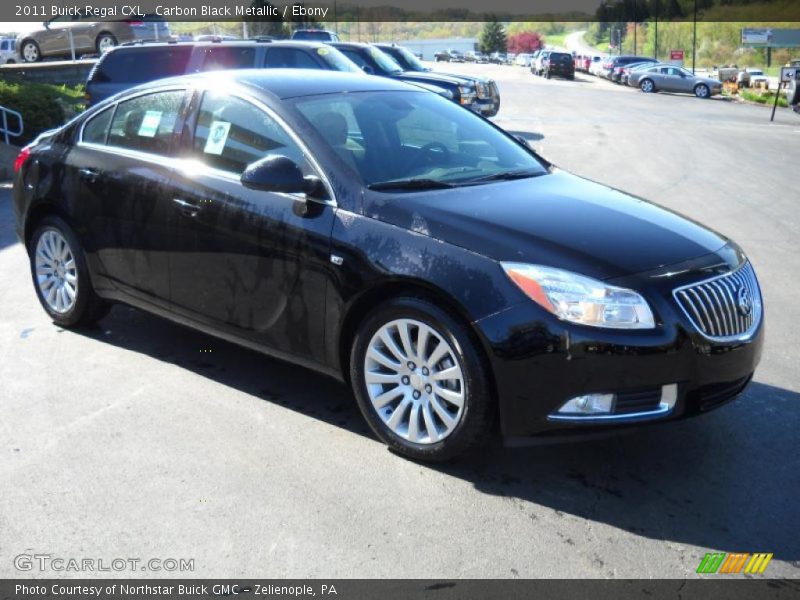 Carbon Black Metallic / Ebony 2011 Buick Regal CXL