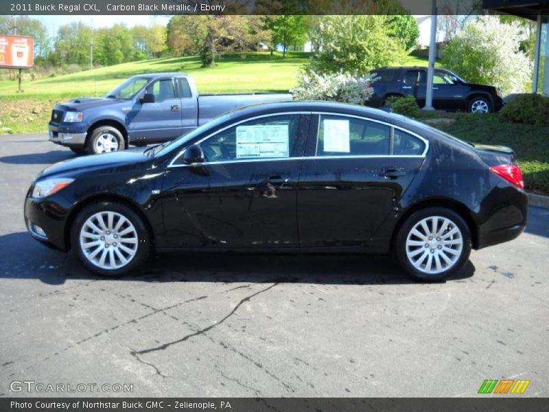 Carbon Black Metallic / Ebony 2011 Buick Regal CXL