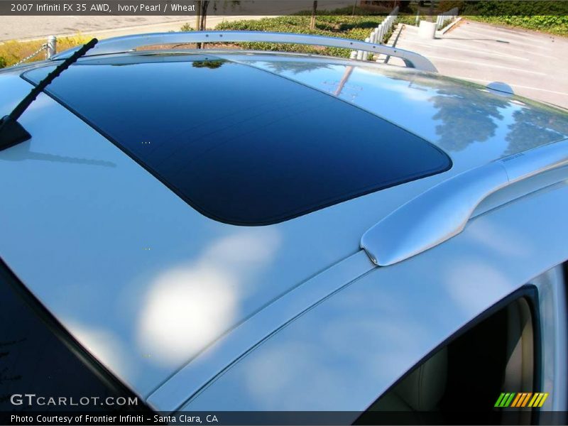 Ivory Pearl / Wheat 2007 Infiniti FX 35 AWD