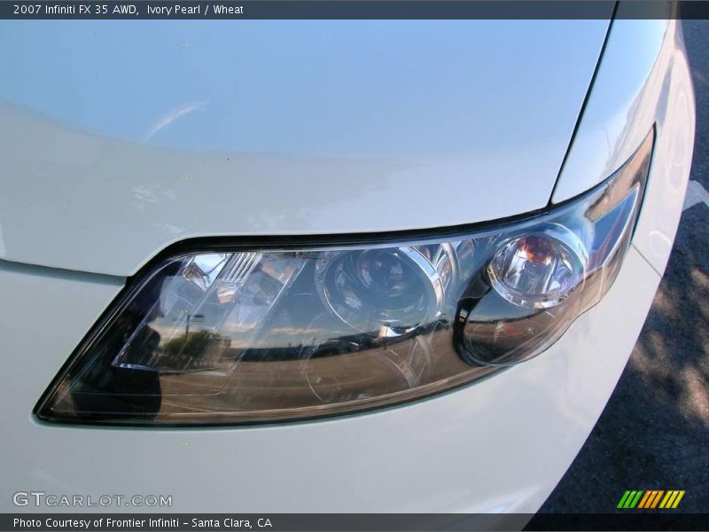Ivory Pearl / Wheat 2007 Infiniti FX 35 AWD