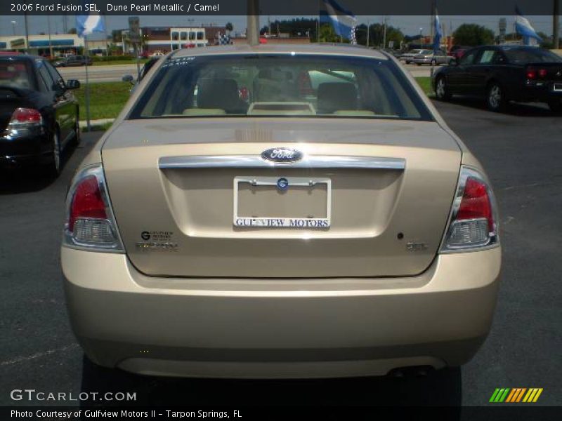 Dune Pearl Metallic / Camel 2006 Ford Fusion SEL