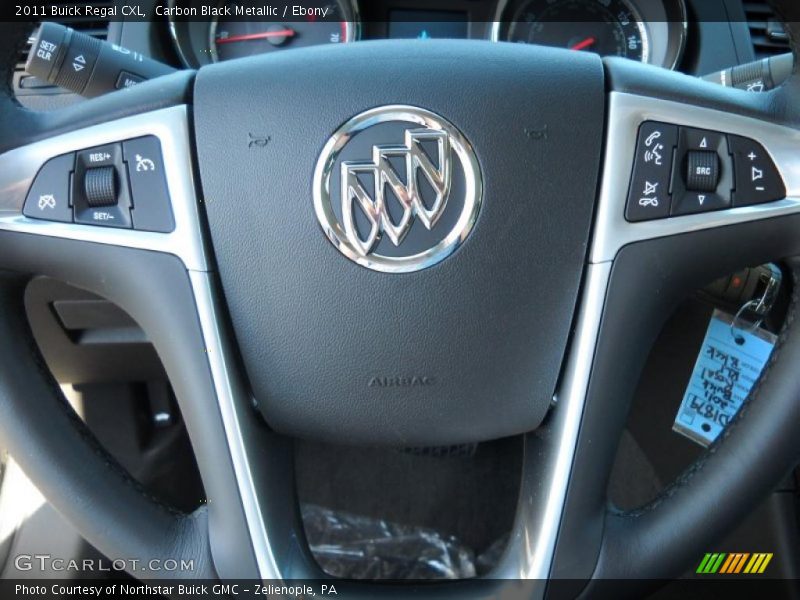 Carbon Black Metallic / Ebony 2011 Buick Regal CXL