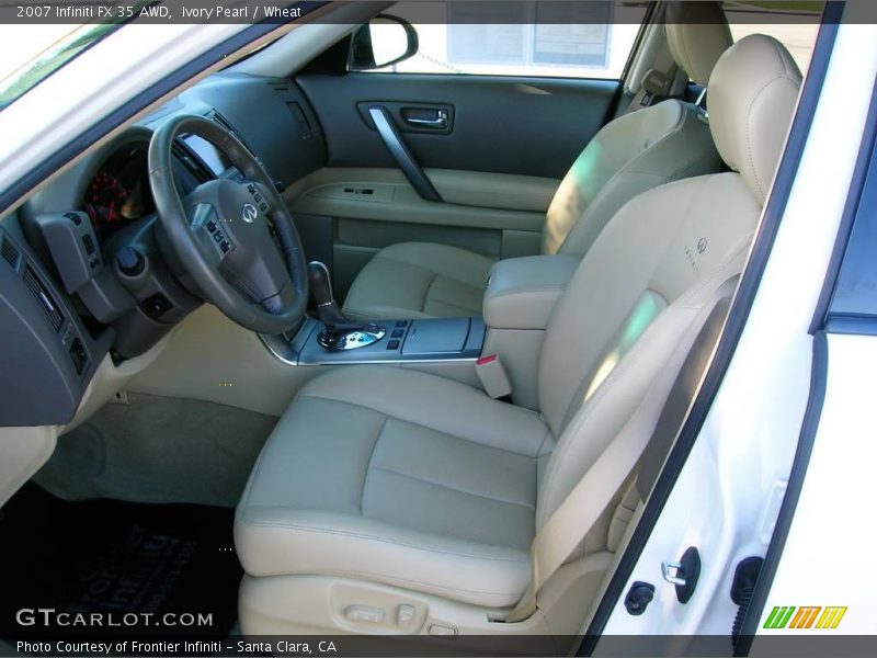 Ivory Pearl / Wheat 2007 Infiniti FX 35 AWD