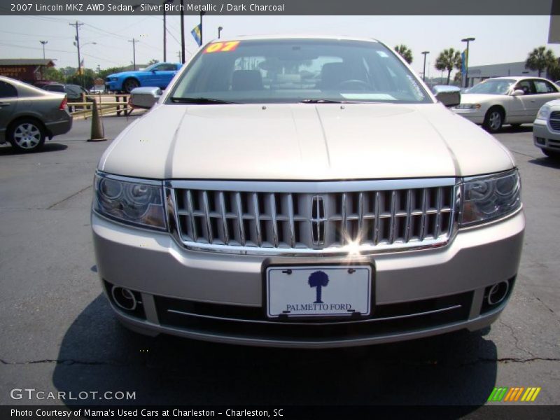 Silver Birch Metallic / Dark Charcoal 2007 Lincoln MKZ AWD Sedan