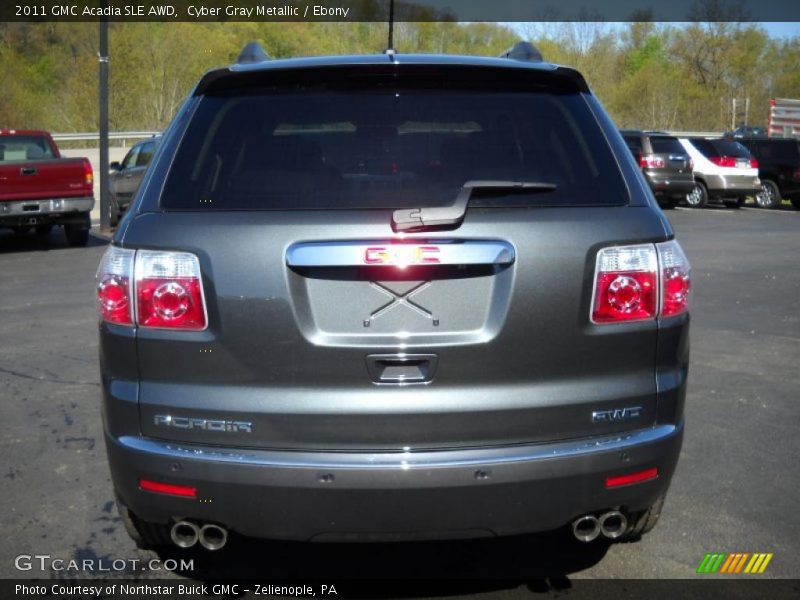 Cyber Gray Metallic / Ebony 2011 GMC Acadia SLE AWD