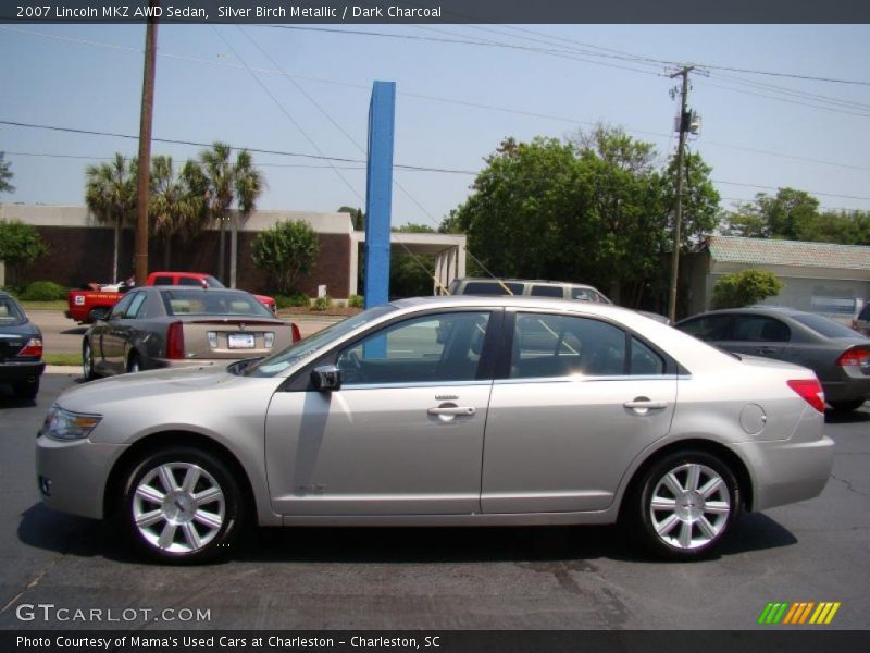 Silver Birch Metallic / Dark Charcoal 2007 Lincoln MKZ AWD Sedan