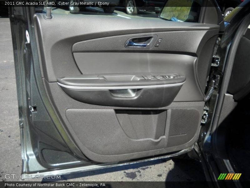 Cyber Gray Metallic / Ebony 2011 GMC Acadia SLE AWD