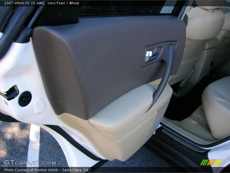 Ivory Pearl / Wheat 2007 Infiniti FX 35 AWD
