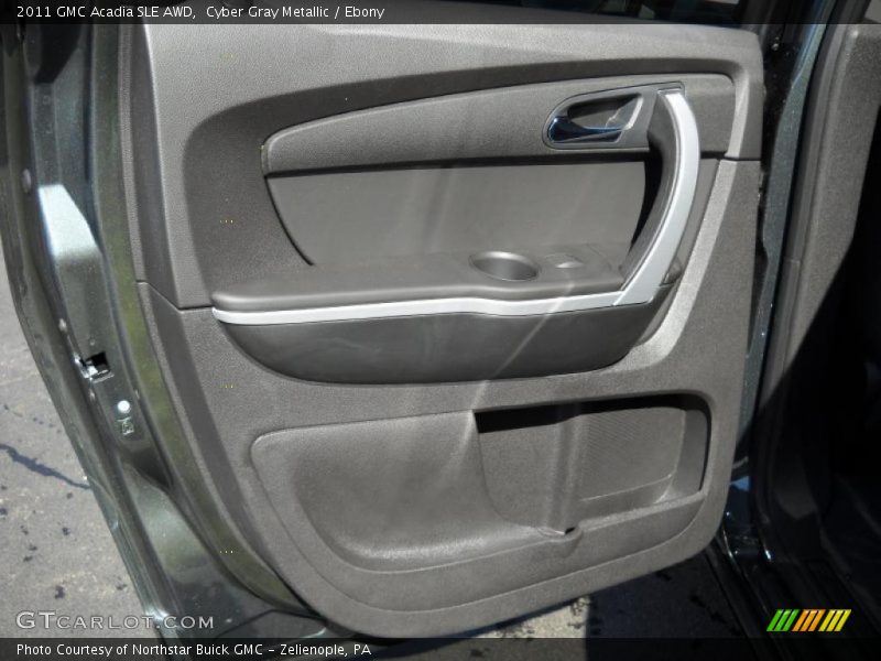 Cyber Gray Metallic / Ebony 2011 GMC Acadia SLE AWD