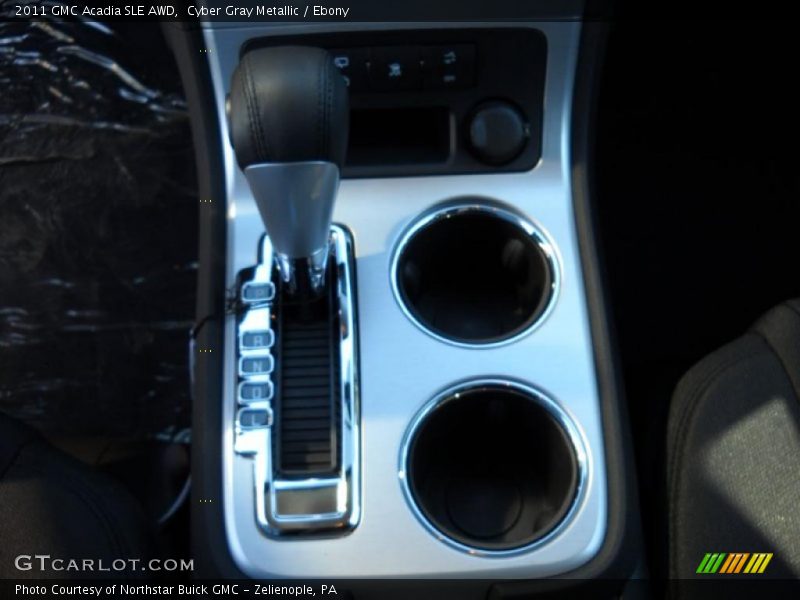 Cyber Gray Metallic / Ebony 2011 GMC Acadia SLE AWD