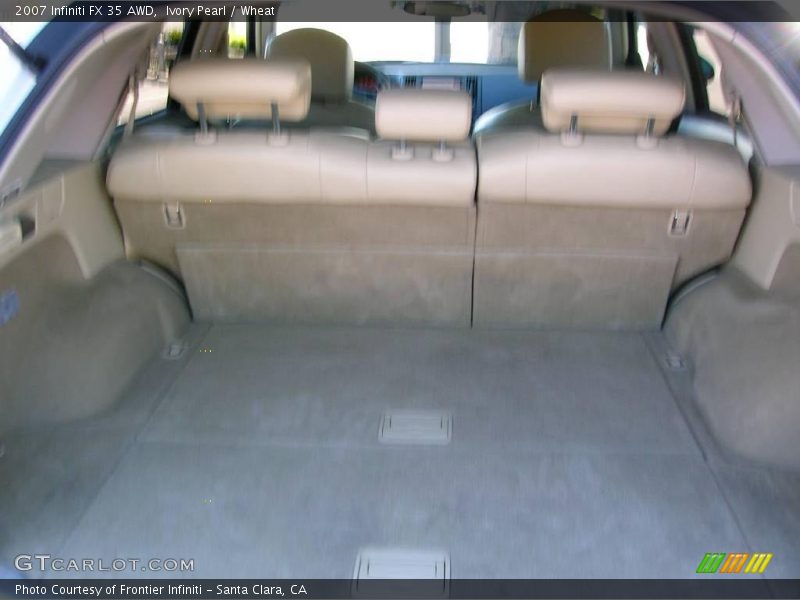 Ivory Pearl / Wheat 2007 Infiniti FX 35 AWD