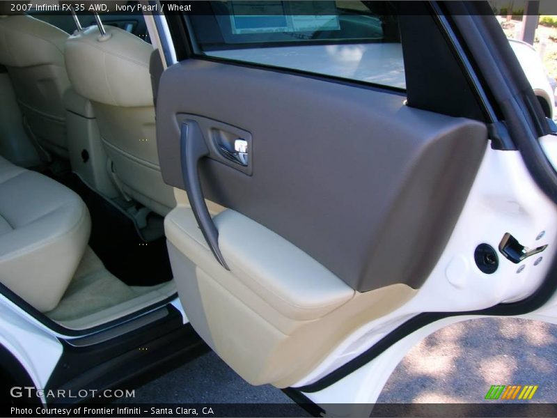 Ivory Pearl / Wheat 2007 Infiniti FX 35 AWD