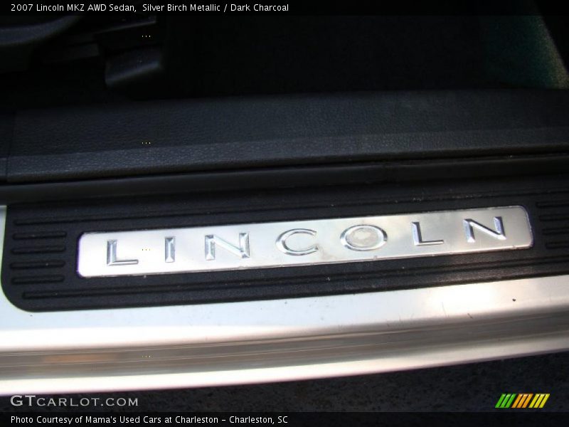 Silver Birch Metallic / Dark Charcoal 2007 Lincoln MKZ AWD Sedan