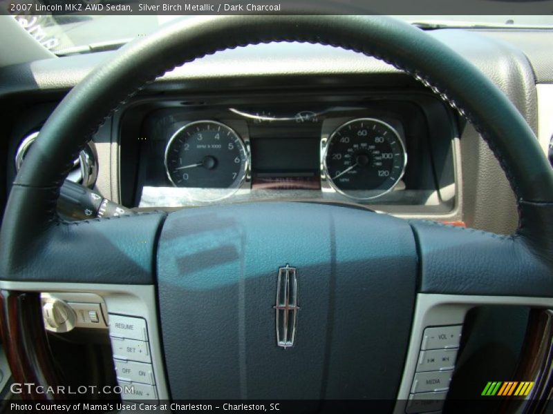 Silver Birch Metallic / Dark Charcoal 2007 Lincoln MKZ AWD Sedan