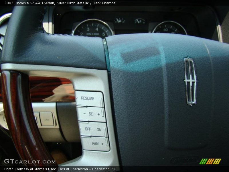 Silver Birch Metallic / Dark Charcoal 2007 Lincoln MKZ AWD Sedan