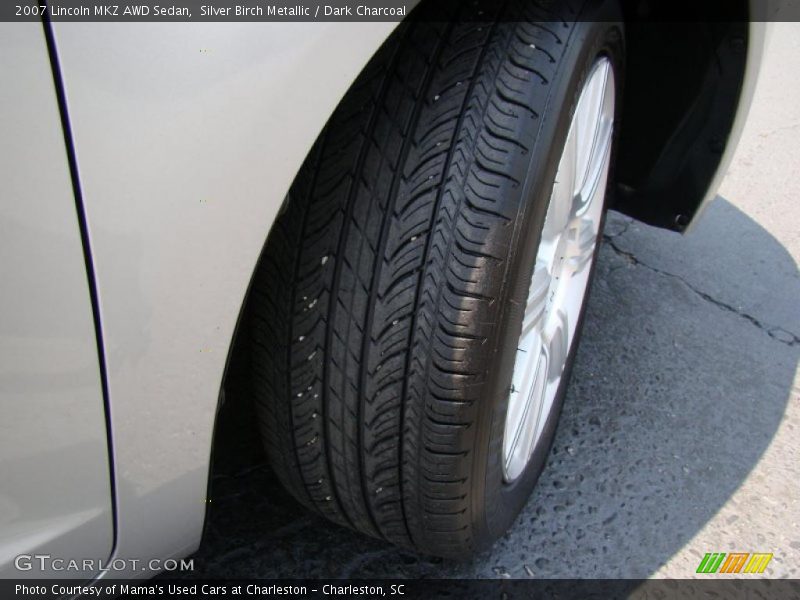 Silver Birch Metallic / Dark Charcoal 2007 Lincoln MKZ AWD Sedan