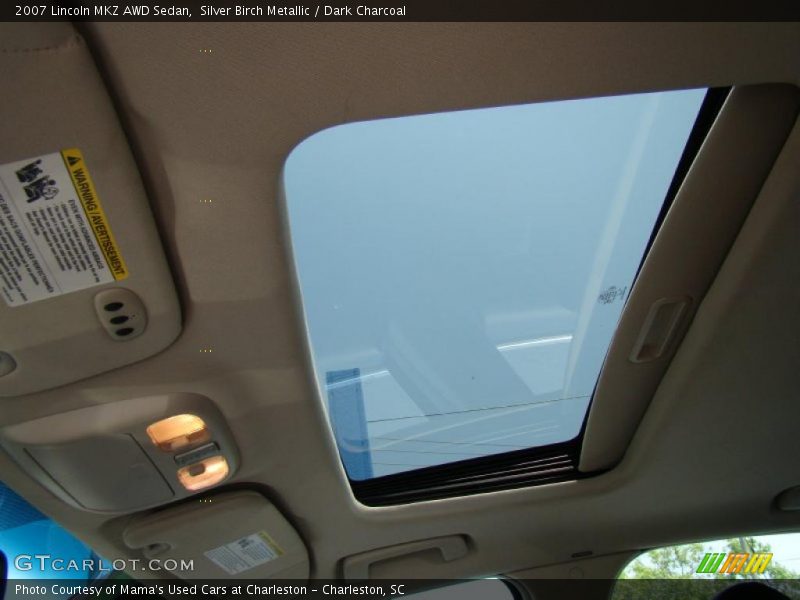 Silver Birch Metallic / Dark Charcoal 2007 Lincoln MKZ AWD Sedan