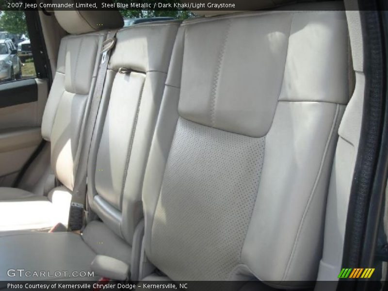 Steel Blue Metallic / Dark Khaki/Light Graystone 2007 Jeep Commander Limited