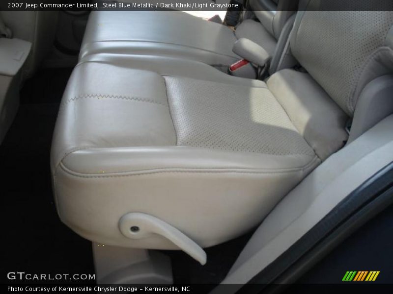 Steel Blue Metallic / Dark Khaki/Light Graystone 2007 Jeep Commander Limited