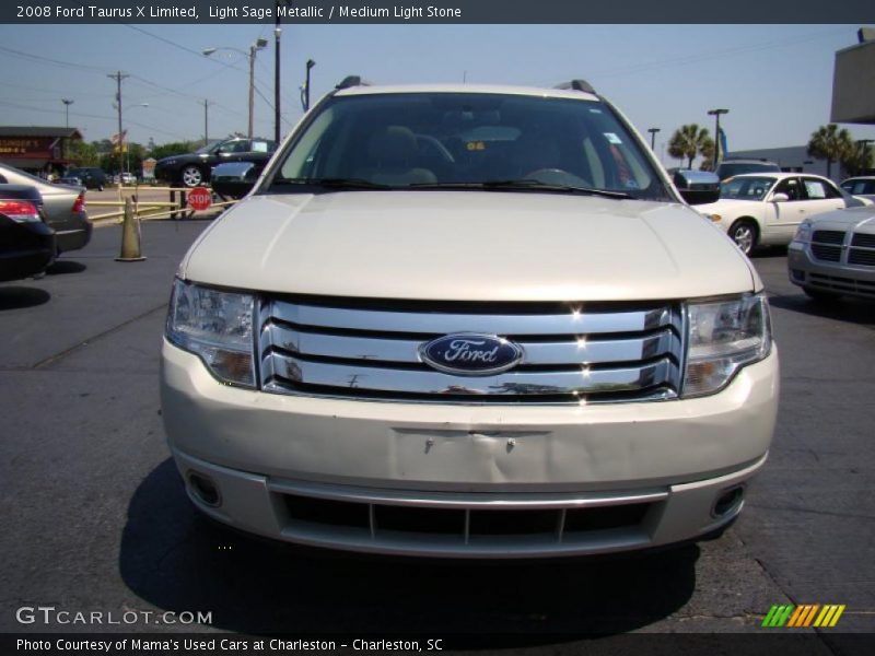 Light Sage Metallic / Medium Light Stone 2008 Ford Taurus X Limited